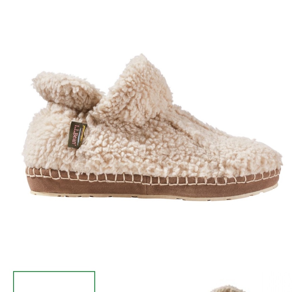 EUC LLBean Sherpa Slippers